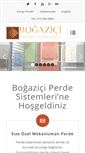Mobile Screenshot of bogaziciperde.com